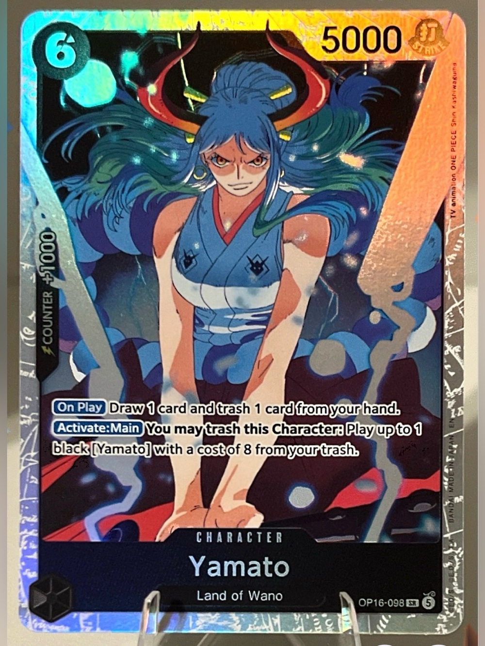 One Piece TCG: The Time Of Battle - YAMATO OP16- 098 NM